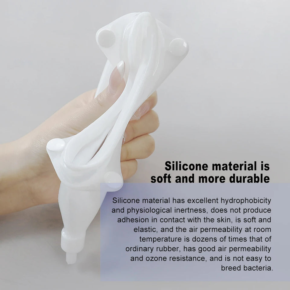 Reusable Male Wearable Silicone Urine Bag with Catheter & Drainage System