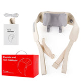 Foreverlily Wireless Neck and Shoulder Massager – Heated Kneading Massage Shawl