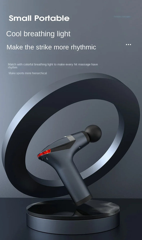 Long-Handle Massage Gun – Multifunctional Deep Tissue Percussion Massager for Full Body Muscle Relaxation