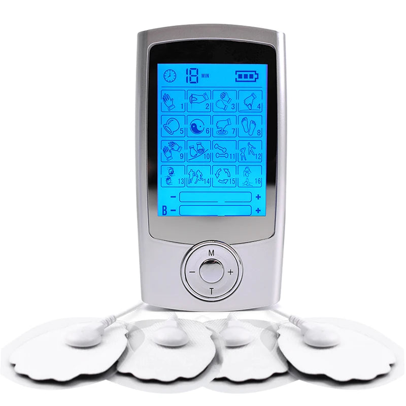 Smart Health 16-Mode Digital Pulse Massager – Electrotherapy Muscle Stimulator & Pain Relief Device