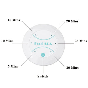 Ion Electric Foot Spa Massager Machine with Vibration Whirlpool Heating & Bubble for Ultimate Foot Relaxation and Care