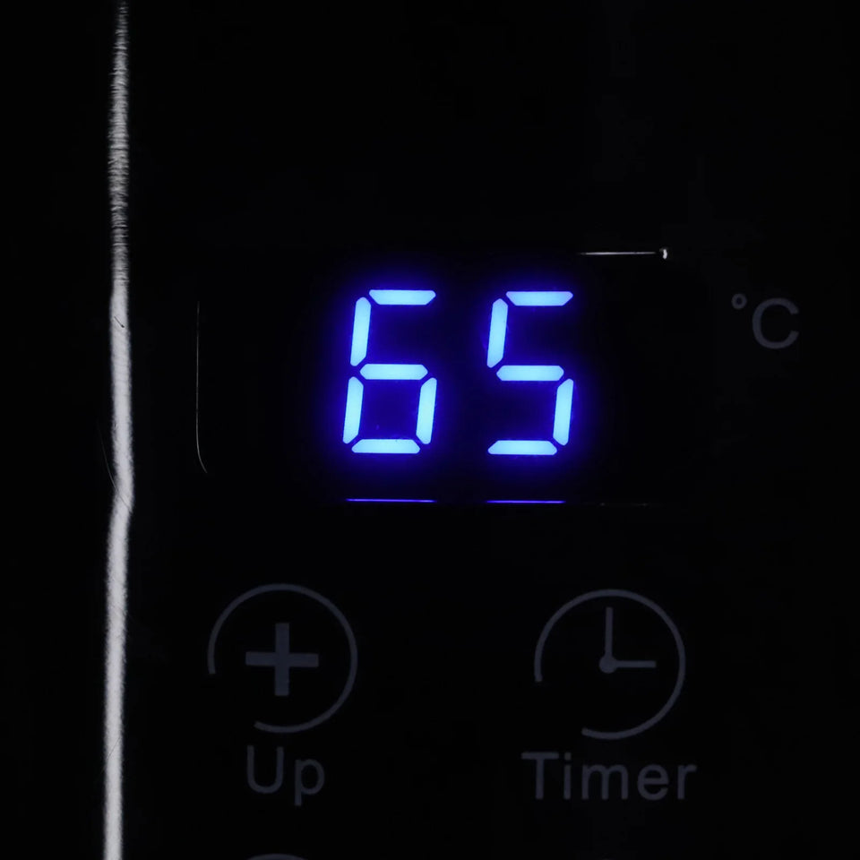 Essential Oil Heater LED Display Temperature Adjust Single Massage Oil Bottle Warmer Massage Oil Heater