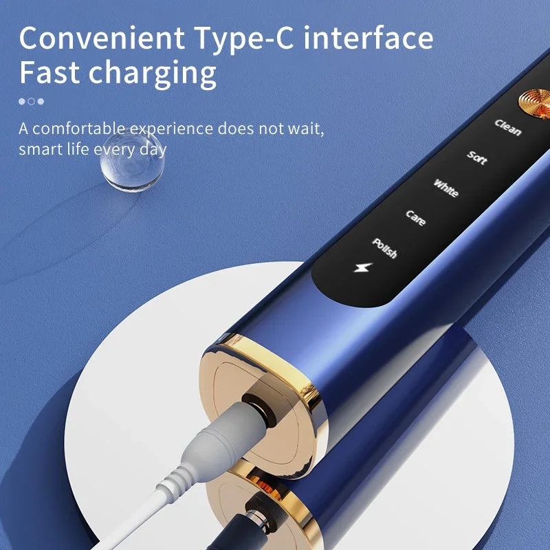 Xiaomi Youpin Sonic Electric Toothbrush – USB Rechargeable, IPX7 Waterproof, 3 Modes, 180-Day Battery Life