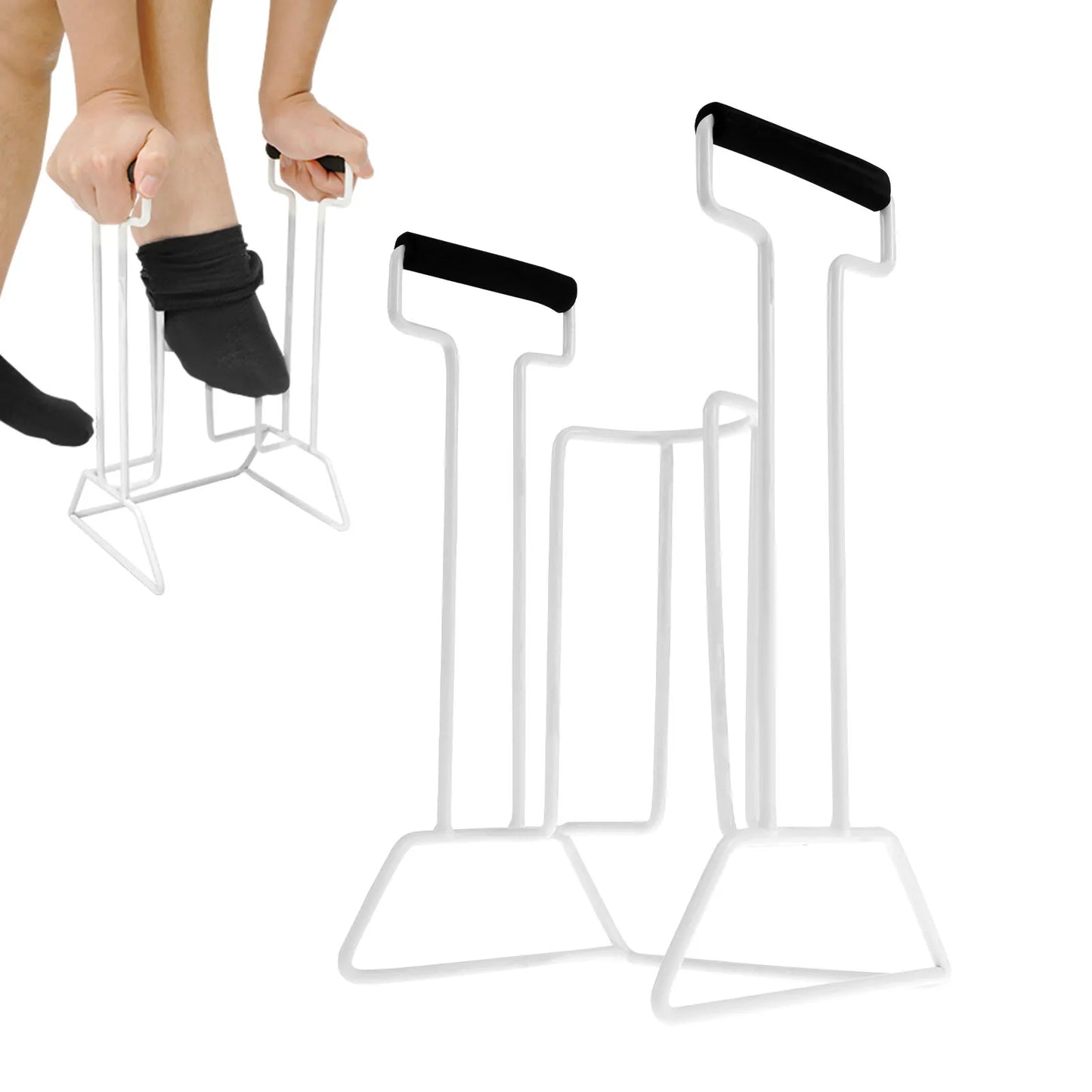 Flexible Sock Aid Slider – No-Bend Sock Helper Tool for Easy Sock Wearing, Men & Women Elderly Care