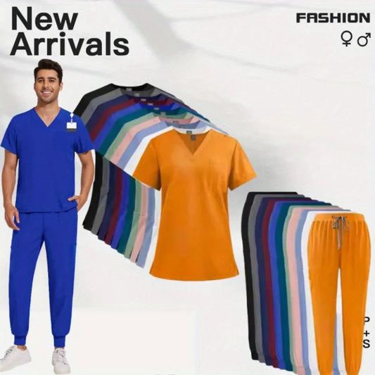 Thin Stretchable Women's Medical & Pet Care Jogging Set