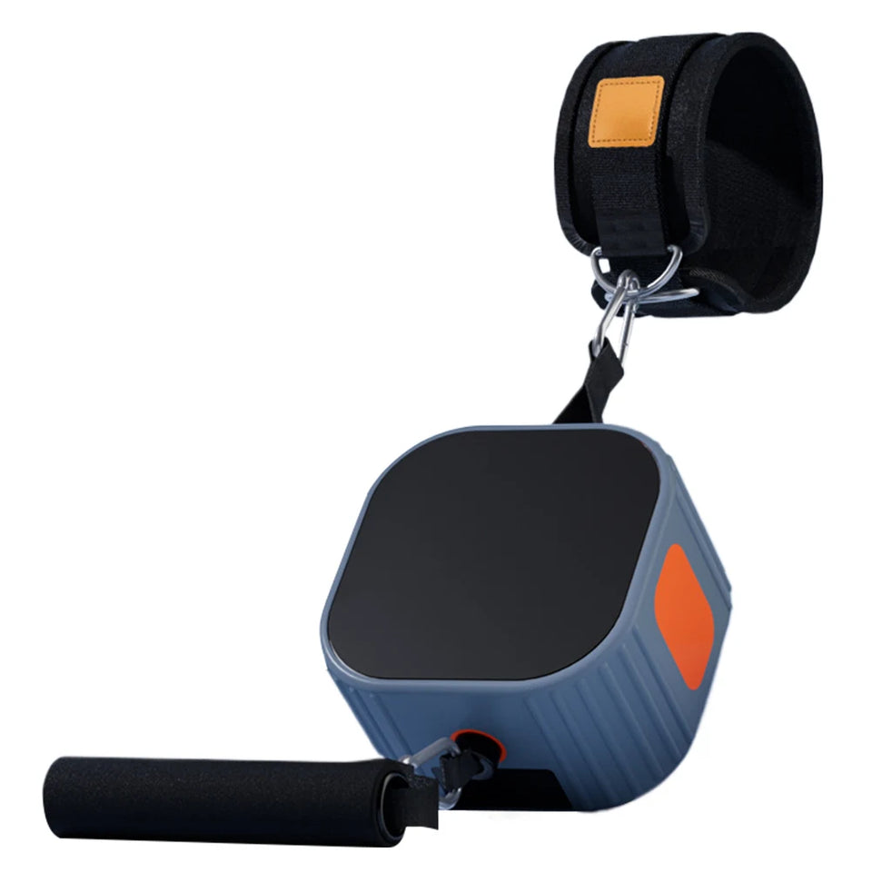 Fitness Pump Adjustable Resistance Rowing Machine – Strength Training Puller with Counter for Home Gym