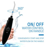 600ML High-Frequency Pulse Water Flosser – Oral Irrigator with 7 Heads for Teeth Whitening & Tartar Removal