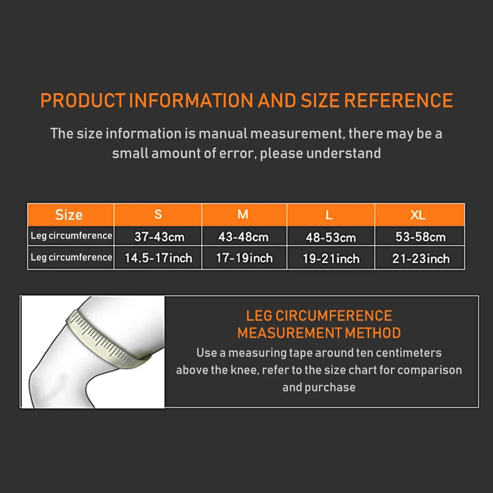 Knee Compression Sleeve Support Brace – Joint Pain Relief for Running, Arthritis, ACL, Meniscus Tear & Injury Recovery