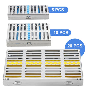 AZDENT Dental Sterilization Rack – Autoclavable Surgical Cassette & Disinfection Tray