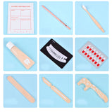 Wooden Pretend Play Doctor Educational Toys for Children Simulation Dentist Check Brush Teeth Medicine Set Role Playing Games