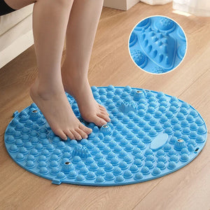 Foot Yoga Acupressure Massage Board – Round Exercise Pad for Muscle Relaxation & Meridian Therapy