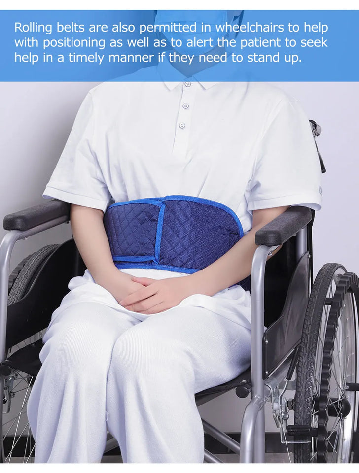 Lefeke Quick-Release Roll Belt – Safety Positioning Harness for Wheelchair & Bed Elderly Care