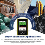 BR-9C-XR-3 Pro 2-in-1 Handheld Digital Display Electromagnetic Radiation Nuclear Detector EMF Geiger Counter Accurate Tester