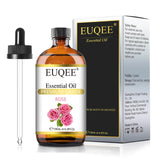 EUQEE 118ml Essential Oils – Lavender, Jasmine, Eucalyptus, Vanilla & Peppermint with Glass Dropper
