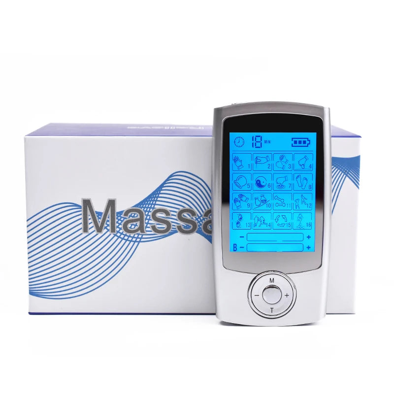 Smart Health 16-Mode Digital Pulse Massager – Electrotherapy Muscle Stimulator & Pain Relief Device