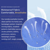 Lefeke Positioning Bed Pad with Reinforced Handles – Multipurpose Turning & Repositioning Sheet for Elderly Patients