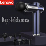 Lenovo Professional Fascia Massage Gun N2/N3 – Deep Tissue Muscle Relaxation with LED Touch Screen & 6–8 Heads