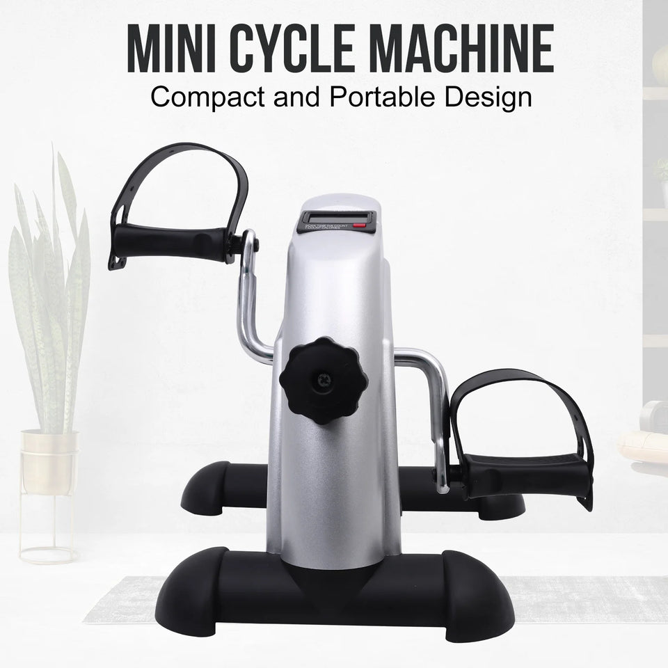 Mini Portable Pedal Exercise Bike – Under Desk Fitness Cycling Trainer with LCD Display