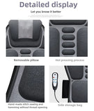 Massage Seat Cushion Cheap With Heating Adjustable Lumbar Airbag Back Massage Chair Cushion for Men and Women Home Office Use