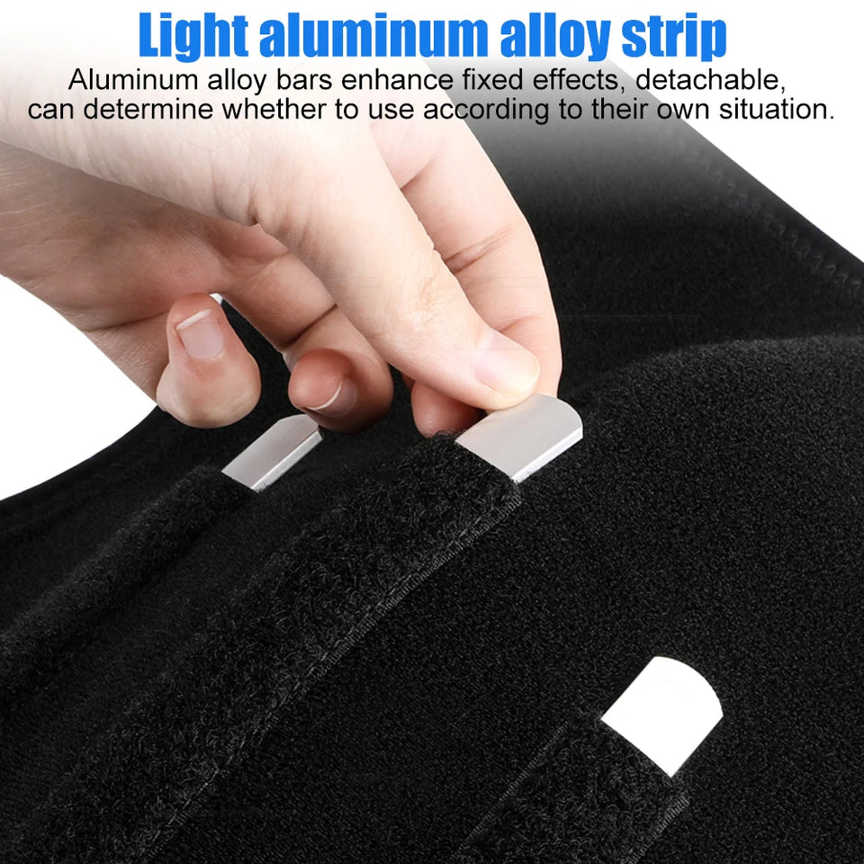 TIKE Adjustable Single Shoulder Support Brace – Black Stability Strap with Pads for Recovery & Injury Protection