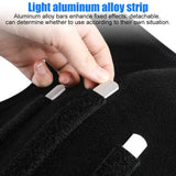 TIKE Adjustable Single Shoulder Support Brace – Black Stability Strap with Pads for Recovery & Injury Protection