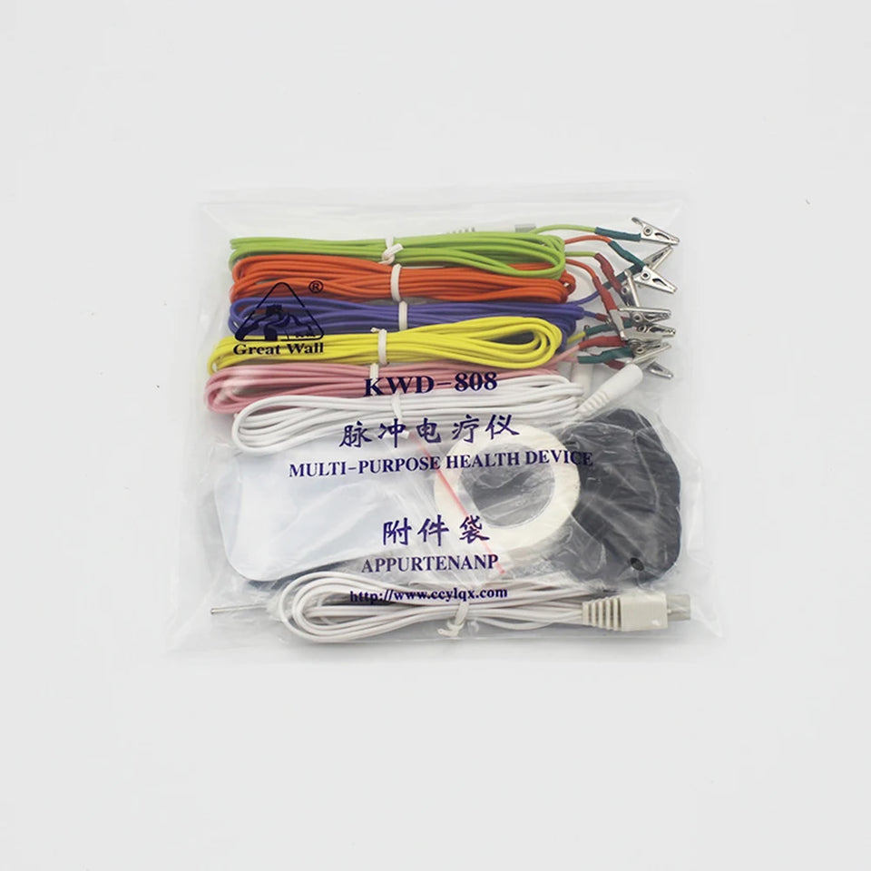 Electric Acupuncture Stimulator Machine Electrical Nerve Muscle Stimulator 6 Channels Output Patch Massager Health Care KWD808-I