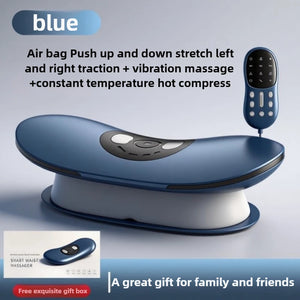 JAIYORL Electric Lumbar Traction Massager Adjustable Vibration Waist Spine Support Back Massage Machine Waist Masajeador