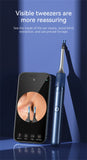 Visual Ear Cleaner with 12MP Camera – Ear Wax Removal Tool with Tweezers, Ear Pick & 6 Ear Spoons