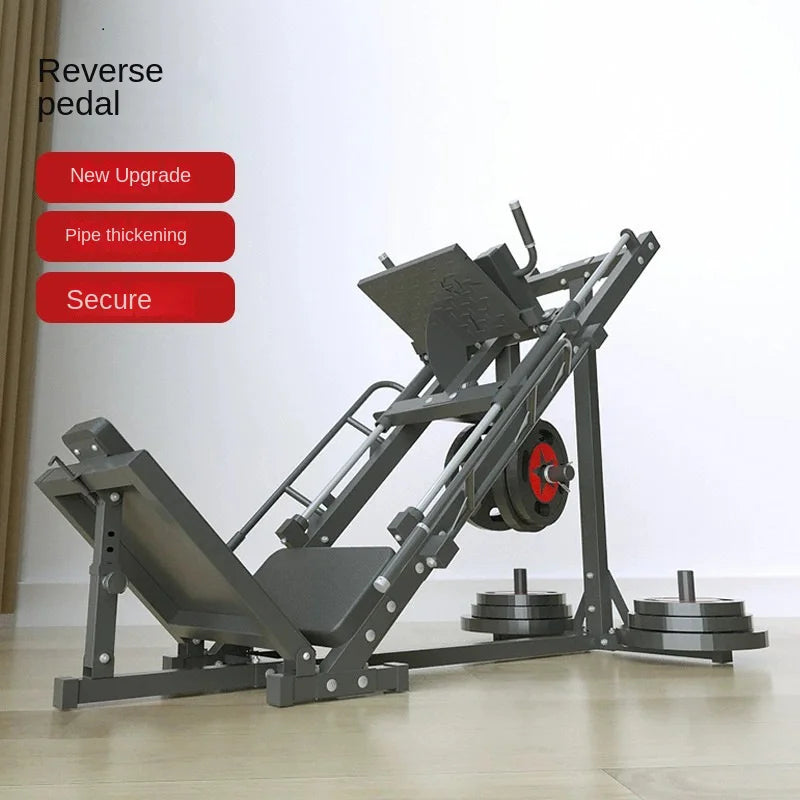 MIYAUP Dual-Function Reverse Kick & Squat Machine – Commercial Gym Leg Strength Trainer