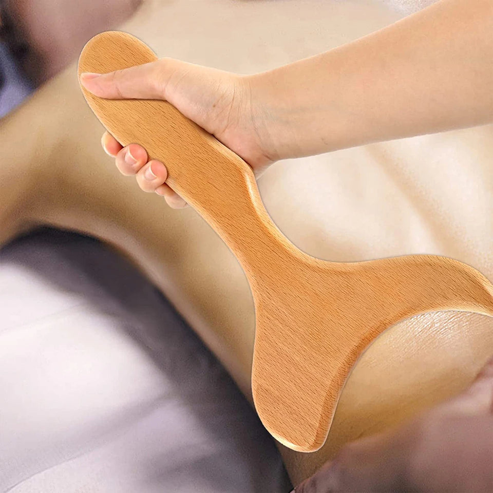 Wood Therapy Body Sculpting Tools – Lymphatic Drainage & Anti-Cellulite Massager Set