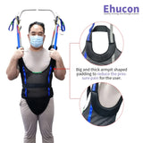 Ehucon Comfort Padded Patient Lift Walking Sling,Portable Hoyer Standing Harness to Handicap for Ambulating Support Training