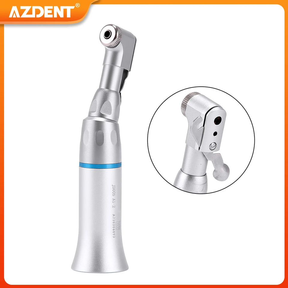 AZDENT Dental Low-Speed Contra Angle Handpiece – Latch Type, Fits E-Type Air Motors