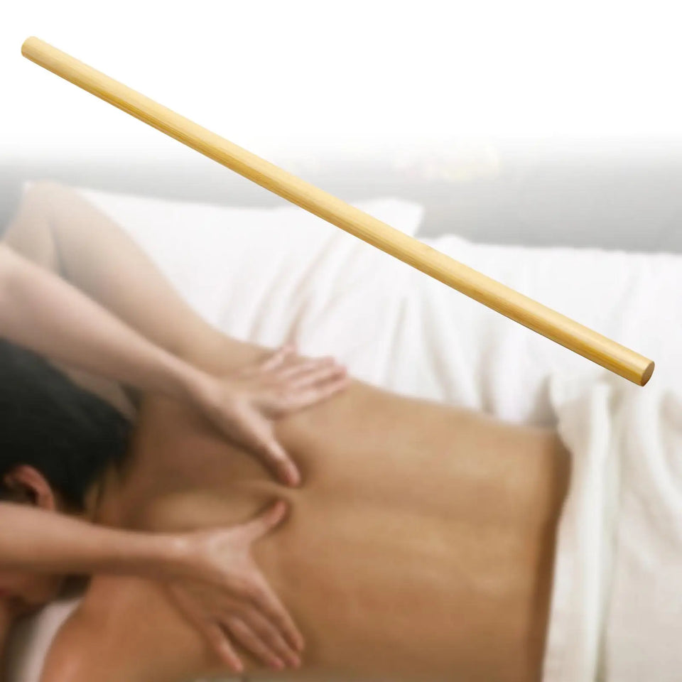 Bamboo Massage Sticks Roller Stick Muscle Relaxation Beauty Salon Profession Massage Roller Massage Gua Sha Tools for Waist