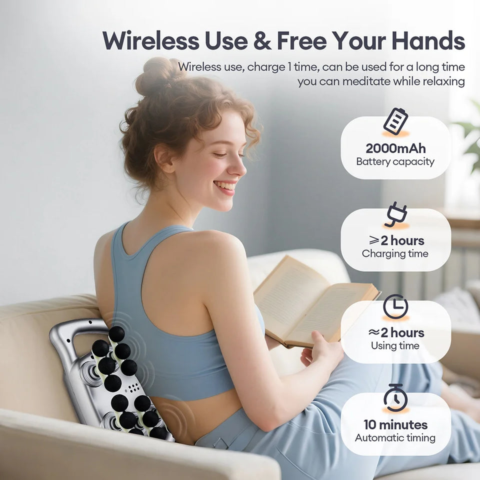 24-Head Fascia Massage Gun – 99 Speed High-Frequency Percussion Massager