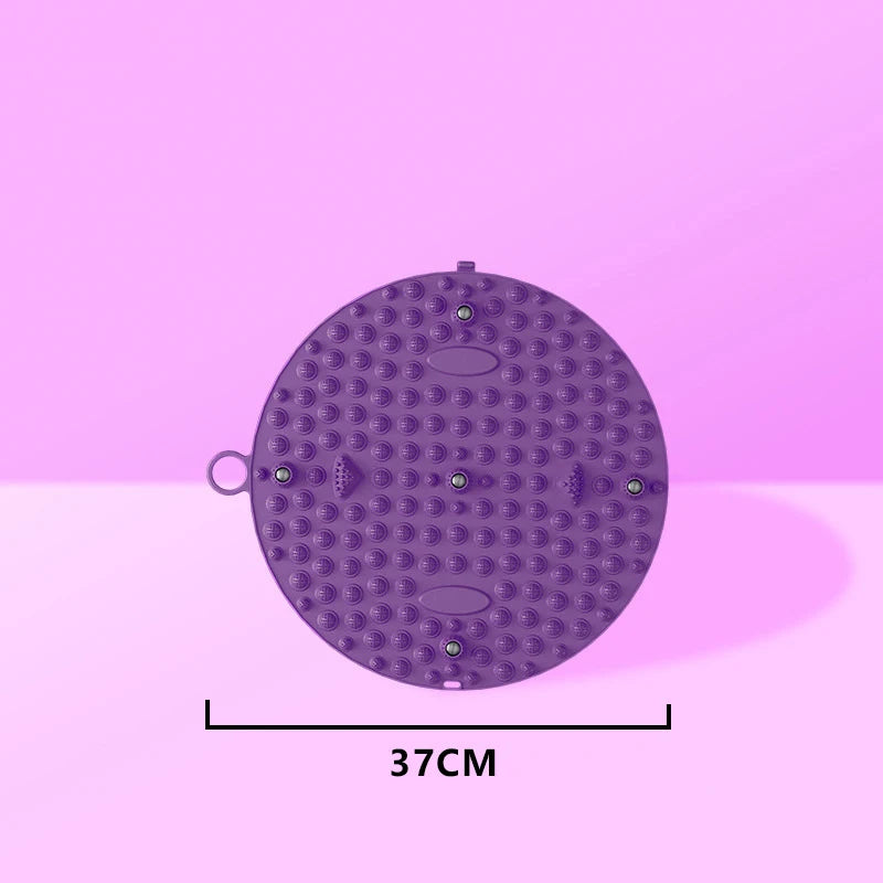 Foot Yoga Acupressure Massage Board – Round Exercise Pad for Muscle Relaxation & Meridian Therapy