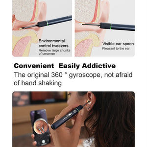 Bebird Note5 Smart Visual Ear Cleaner with Camera & Precision Tweezers – Mini Otoscope Earpick