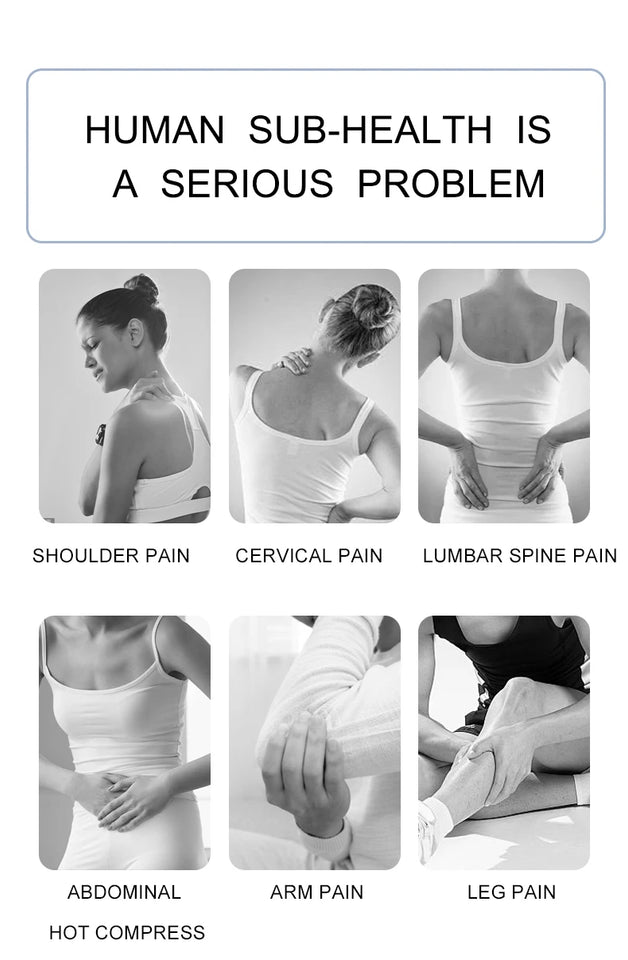 Electronic Muscle Massager with Constant Temperature Heating – Physiotherapy Device