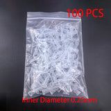Dental Disposable Irrigation Syringe Tips – Endo Plastic Needles for Calcium Hydroxide Delivery (0.25mm / 0.35mm)