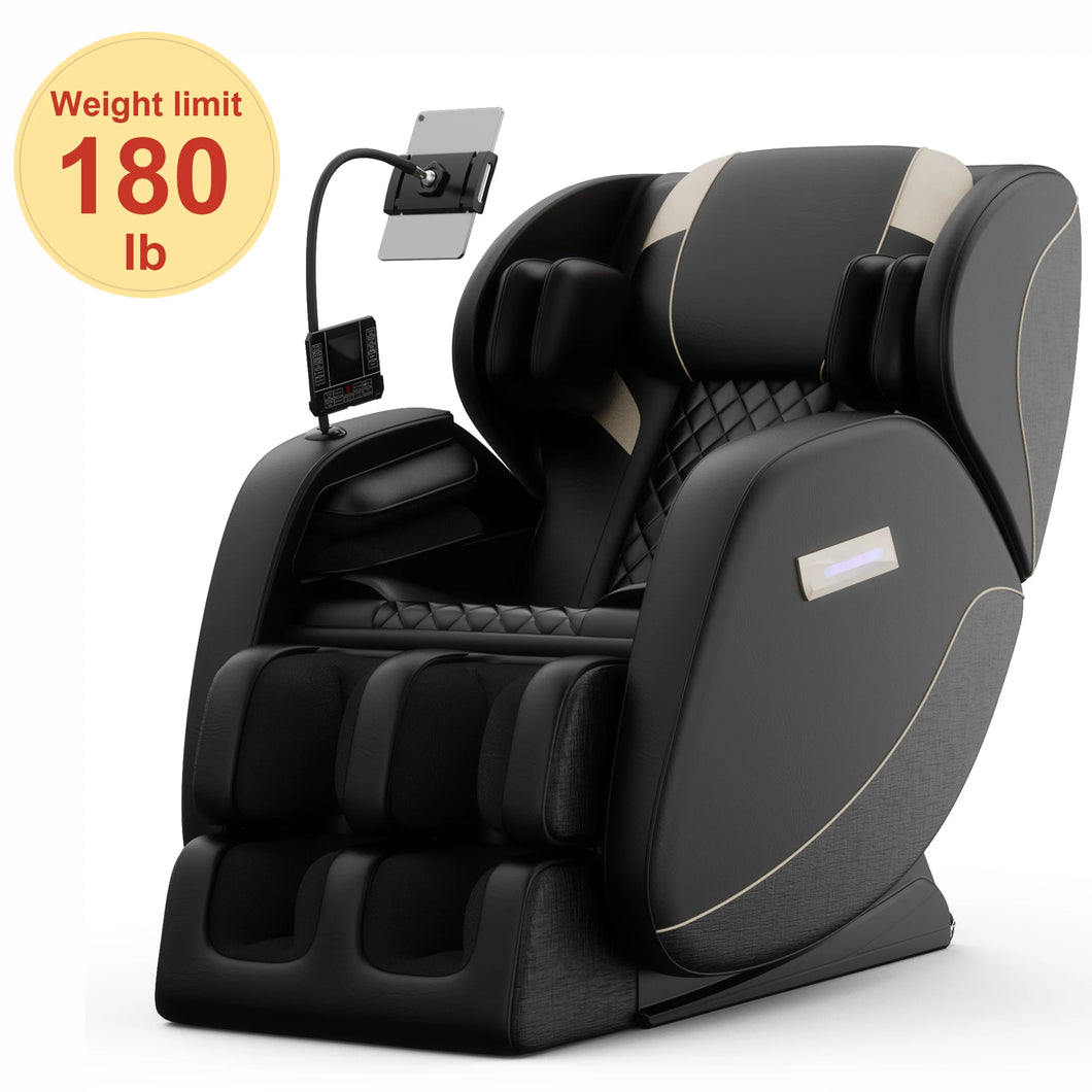 Zero Gravity Full Body Massage Chair with Heat, Airbags & Foot Roller