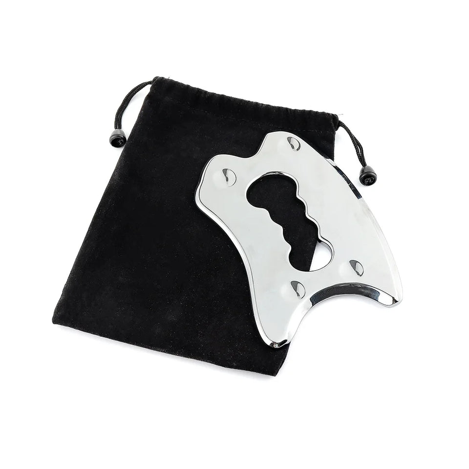 Stainless Steel Gua Sha Massage Tools Muscle Scraper Tool,Graston Tool Set for myofascial Release,Scar Tissue Massager for Back