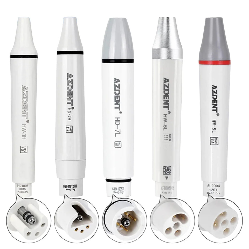 AZDENT Ultrasonic Piezo Scaler Handpiece – Compatible with EMS, DTE, WOODPECKER, SATELEC, VRN (135° Sterilizable)
