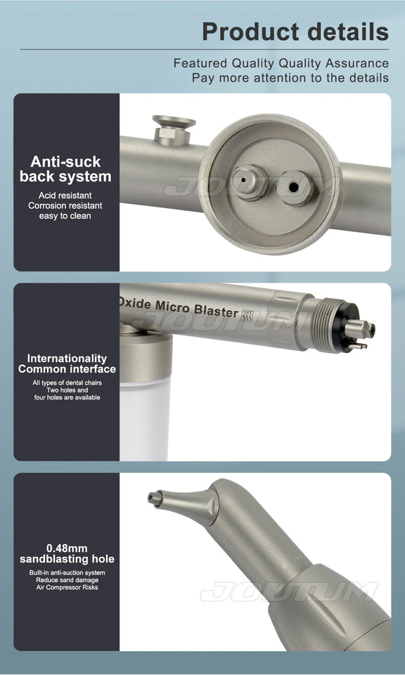 ATMDENT Dental Aluminum Oxide Micro Blaster – Air Abrasion Sandblasting Polisher & Microetcher for Precision Dentistry