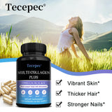 Multi-Pack Collagen Supplement for Men & Women – Types I, II, III, V & X for Healthy Hair, Skin, Nails & Joints