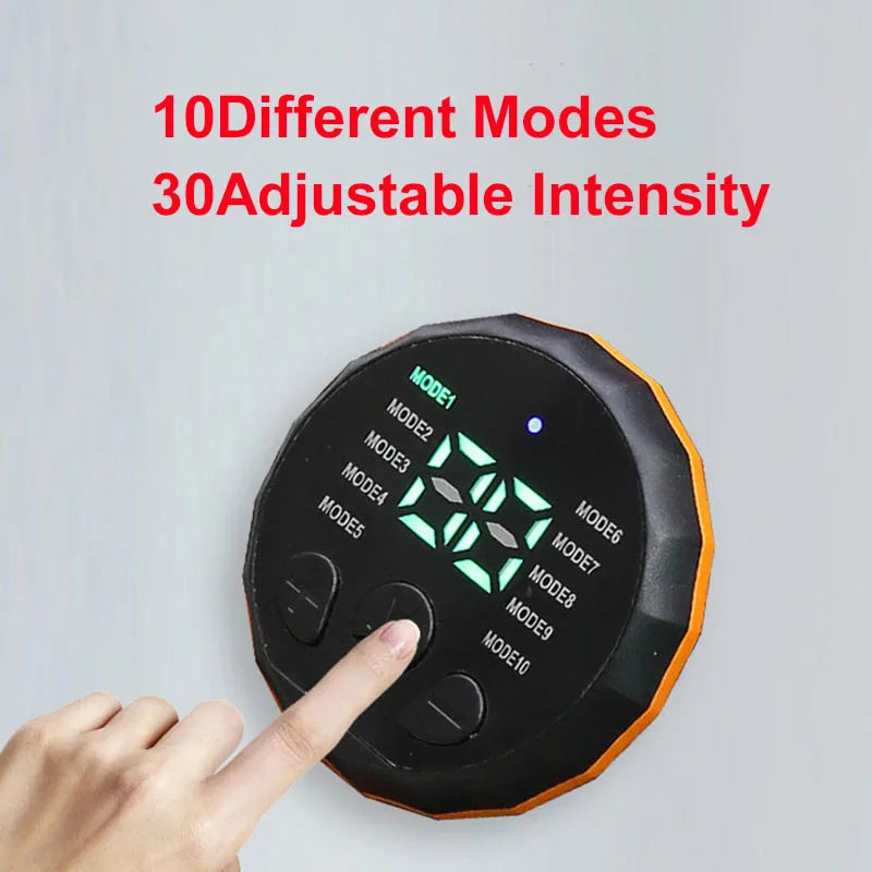 ABS Stimulator EMS Abdominal Muscle Trainer Body Waist Slimming Belt Weight Lose Muscle Toner Fitness Equiment USB Recharge