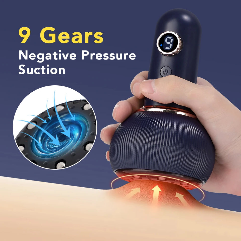 Electric Suction Cupping Therapy Set – Vacuum Massage with Glass Jars for Anti-Cellulite, Slimming & Guasha Therapy