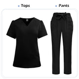 Women's Medical Scrub Set – Soft Nursing Uniform with Top & Pants for Hospital, Dental & Clinical Use