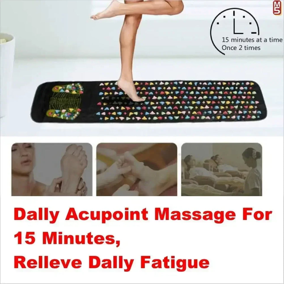 Acupressure Pad Foot Reflexology Massage Pad Health Care Walking Foot Pressure Pad Reflexology Massage Pad Foot Massager
