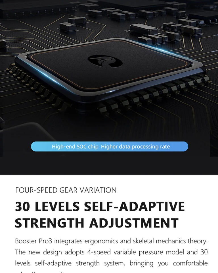 BOOSTER Pro 3 Massage Gun – Deep Tissue Muscle Stimulator & Body Massager