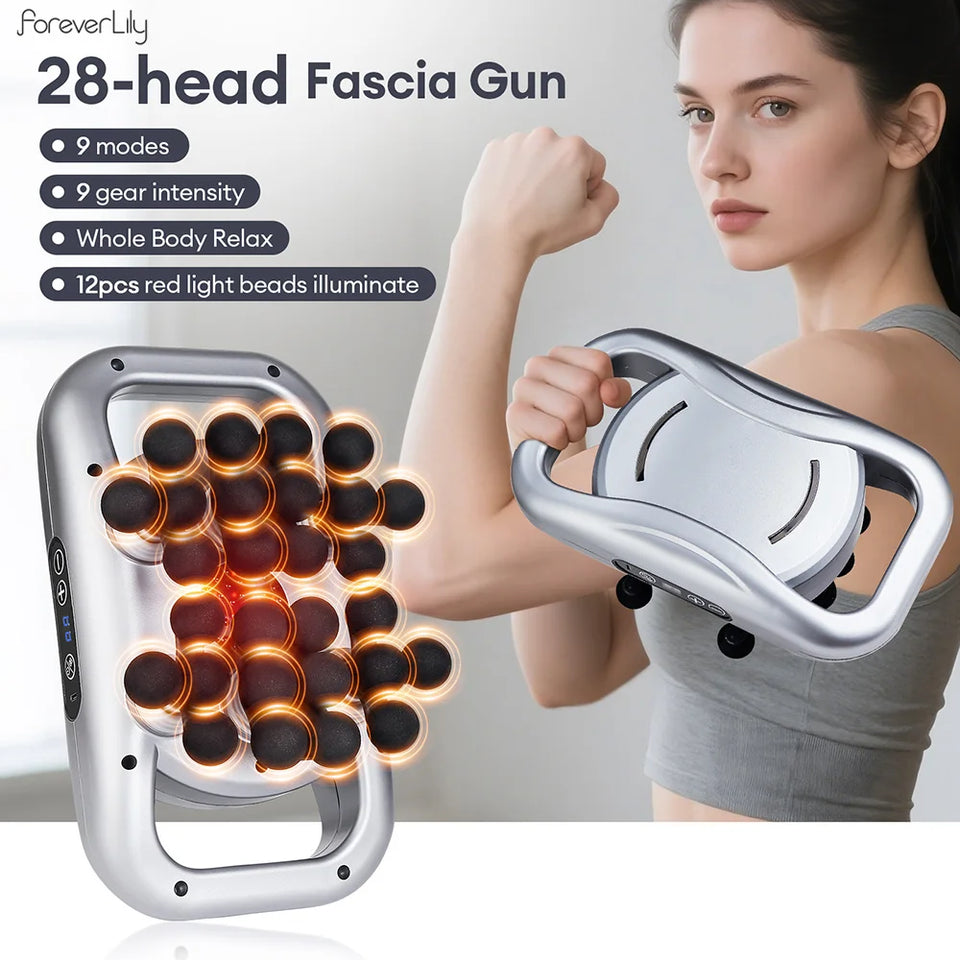 30-Head Massage Gun – High-Frequency Vibration Deep Tissue Muscle Massager