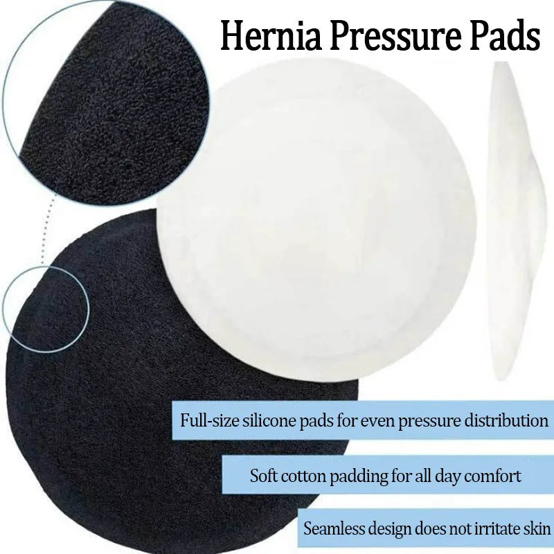 3 Sizes Breathable Umbilical Hernia Support Belt – Adult Abdominal Compression with Postpartum Hernia Pad